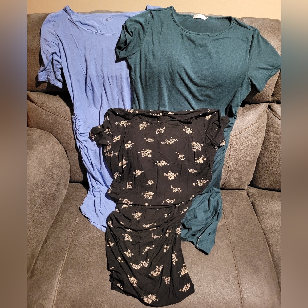 Maternity ruched dresses